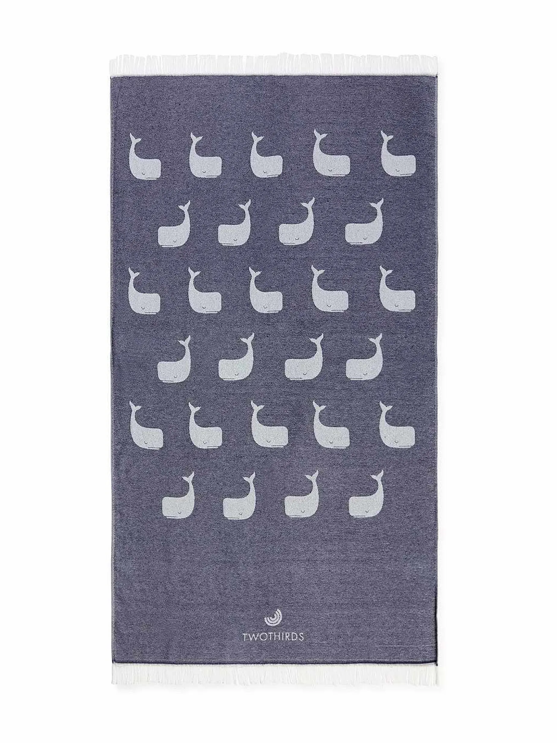Serviette De Voyage Baleines Rayees